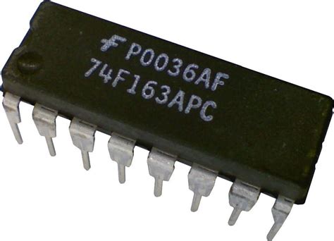 Fairchild 74f163apc Synchronous Presettable 4 Bit Binary Counter 74163