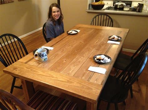 Once it completely dries out we will have to take it apart to stain it. 53 Free DIY Farmhouse Table Plans for a Rustic Dinning Room