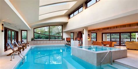 Indoor Pools In Mansions Houses With Indoor Pools