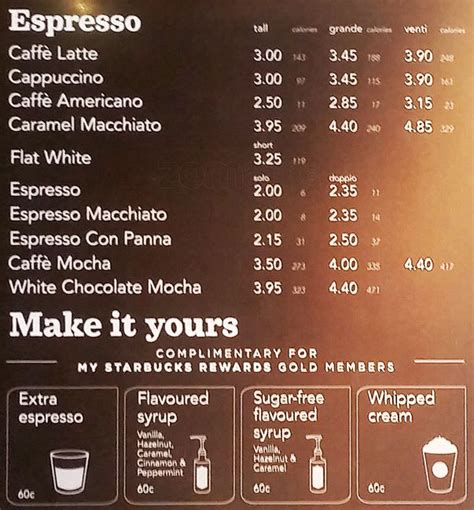 Starbucks menu malaysia (2020) | starbucks price list. starbucks food menu prices