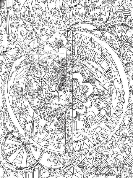 Doodle Art Coloring Posters