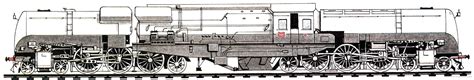 Train Algeria Plm 231 132bt Class 4 6 2 2 6 4 Drawings