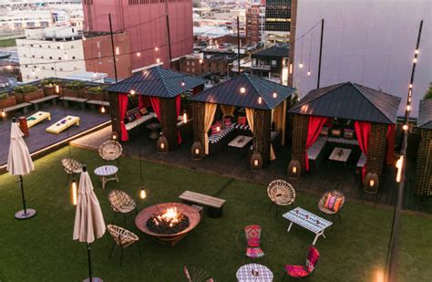 the rooftop lounge at bobby hotel nashville members and their guests receive a complimentary