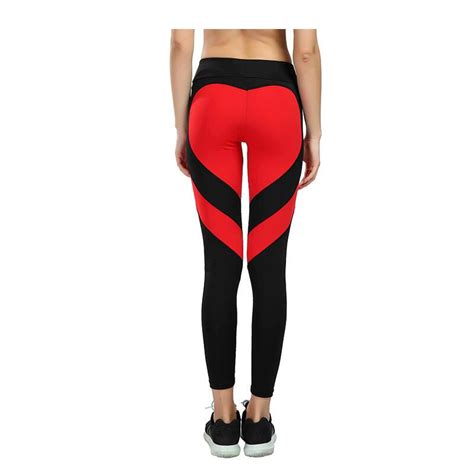 Buy Yomay Sexy Heart Yoga Pants Women Patchwork