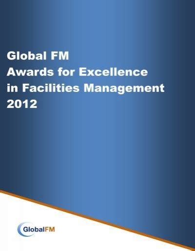 Global Fm Awards For Excellence In Facilities Management Safma