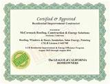 Roofing Contractor License California Pictures