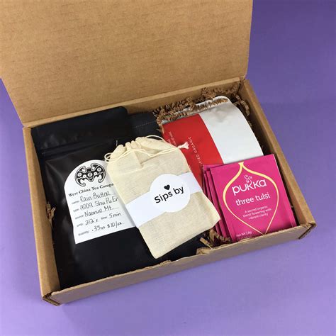 Sips By Tea Sample Box April 2017 Subscription Box Review Coupon