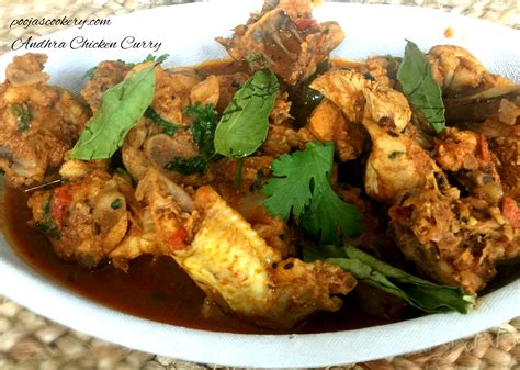 Andhra Chicken Curry Poojas Cookery
