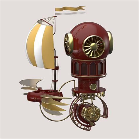 Steampunk Flying Machines On Behance