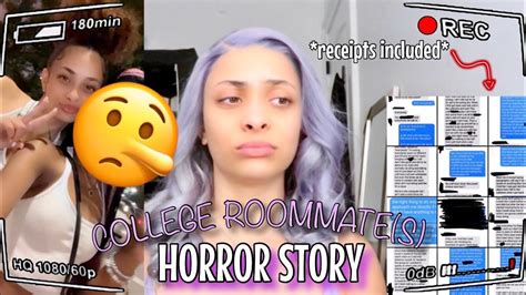 storytime my college roommate horror story w receipts ☕️ lydcenzo youtube