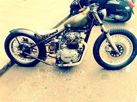 8182 Yamaha Xs 650 Hardtail Bobber Anon Nr Tottenham Court Rd