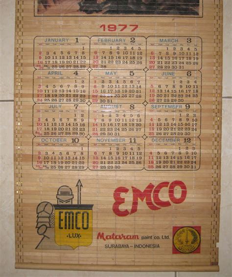 Kalender Tahun 1977 Lengkap Dengan Weton Apakah Kamu Sedang Mencari