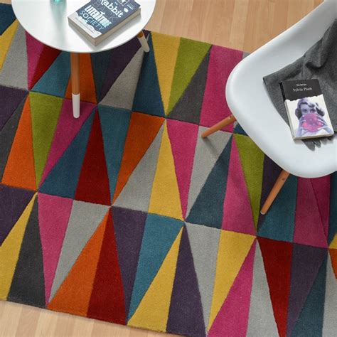 Funk Triangles Multi Coloured Rugs Buy Online From The Rug Seller Uk
