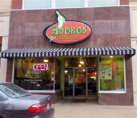 The best 10 fast food restaurants in dubuque, ia. front of & entrance to Adobos Mexican Grill - Picture of ...