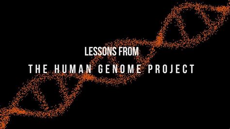 Lessons From The Human Genome Project National Human Genome Research Institute Human Genome