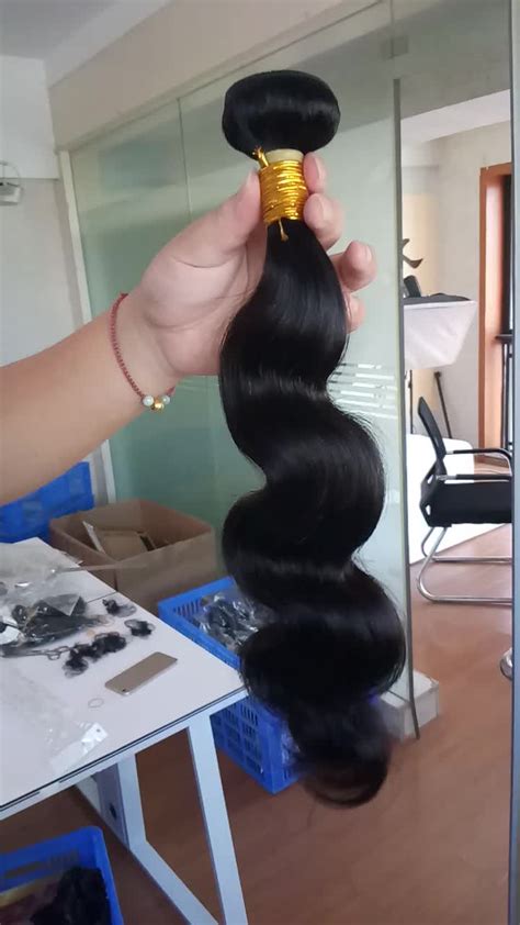 Nice Wholesale Extension Packaging Human Hair Weave High Quality Hair