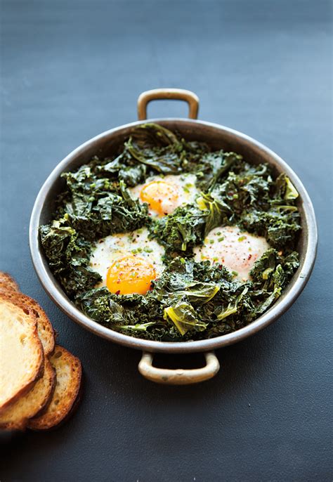 Spicy Simmered Eggs With Kale Williams Sonoma Taste
