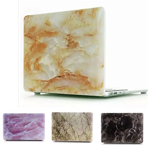 Marble Orange Hard Laptopp Case For Apple Macbook Air Pro 11 12 13