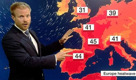 Uk Weather Shock Chart Shows Britain Covered By Blistering Heat Weather News Uk