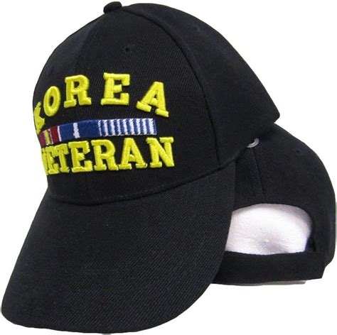Ant Enterprises Korea Korean War Veteran Black Baseball Hat Cap At