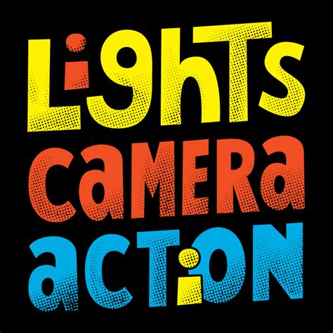 Lights Camera Action Film  Find And Share On Giphy