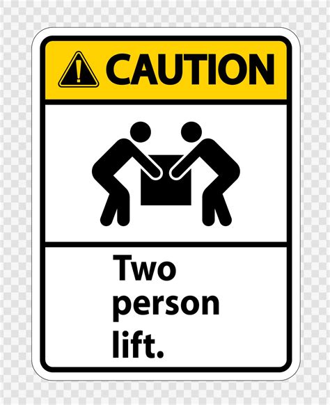 Two Person Lift Symbol Sign Isolate On Transparent Backgroundvector