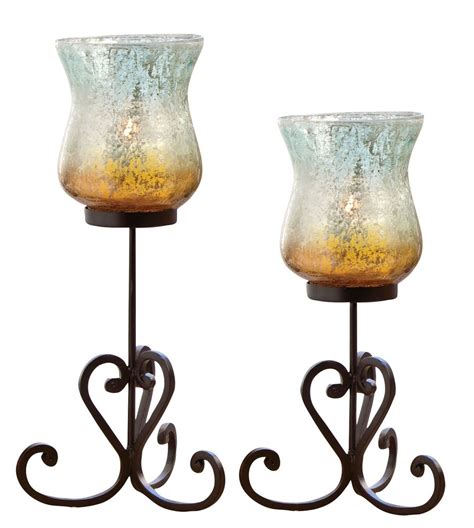 Pacifica Hurricanes Set Of 2 Candle Holders Candle Holder Decor