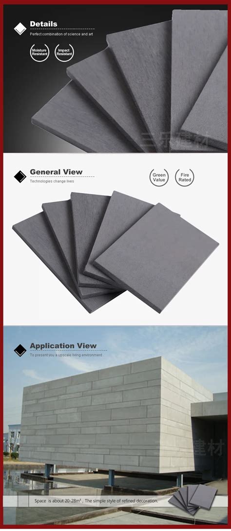 6mm Fibre Cement Cladding Panel Weather Resistant Wall Sheet Buy