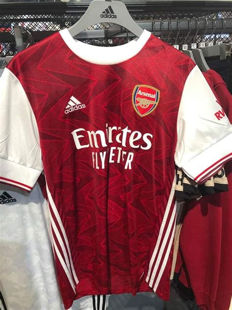 Pictures As Arsenal 202021 Home Kit Goes On Sale Early