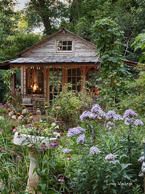 Jennys Adorable Shed And Gorgeous Garden Living Vintage Dream Garden