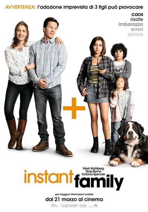 A couple find themselves in over their heads when they foster three children. Instant Family - Film (2018)