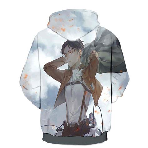 Aot Levi And Scout Regiment Uniform Hoodie Aot Hoodie Attack On