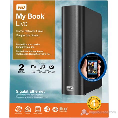 Wd My Book Live 2tb Ethernet 35 Taşınabilir Disk Fiyatı
