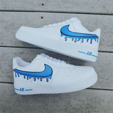 Any Color Custom Drip Air Force 1 Etsy Nike Shoes Air Force Air