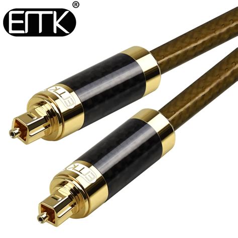 EMK C Ble Audio Optique Num Rique SPDIF Cordon Coaxial Toslink Fiber