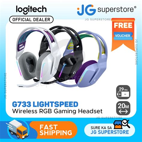 Logitech G733 Lightspeed Wireless Rgb Gaming Headset W Adjustable Mic