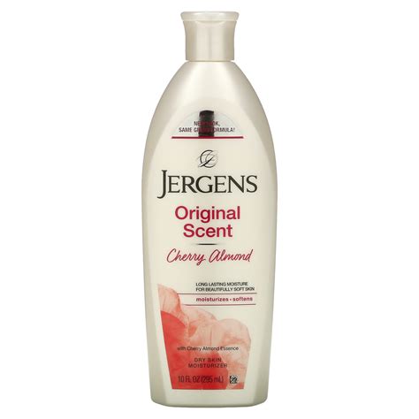 Jergens Original Scent Dry Skin Moisturizer Cherry Almond 10 Fl Oz 295 Ml Iherb
