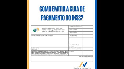 Como Gerar Guia De Pagamento ContribuiÇÃo De Inss 2024 Youtube