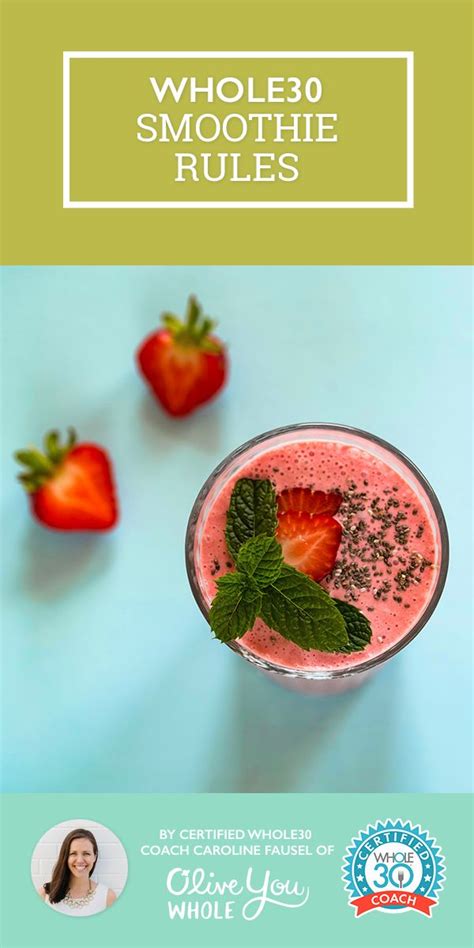 Check spelling or type a new query. Whole30 Smoothie Rules - Olive You Whole | Whole 30 ...