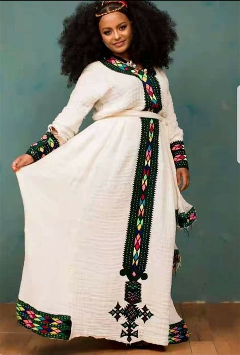 Pin by Hamere meshesha on ethiopian clothes | Ethiopian clothing, Ethiopian traditional dress ...