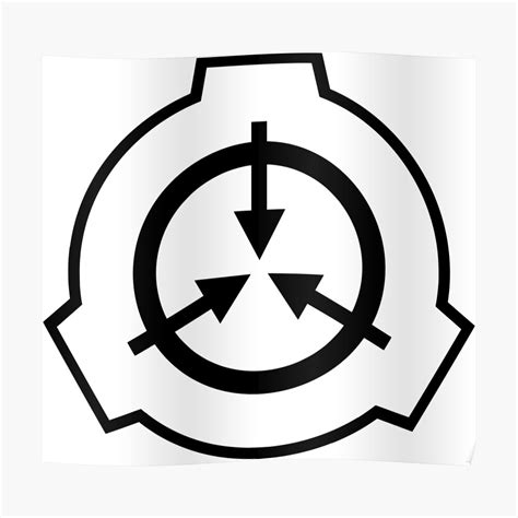 Scp Foundation Logo Poster By Gillytheghillie Redbubble Hot Sex Picture
