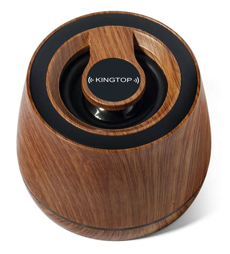Kingtop Portable Bluetooth Speakers With Unique Wooden