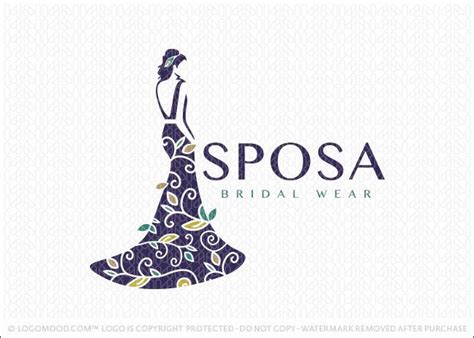 Sposa Bridal Buy Premade Readymade Logos For Sale Bridal Logo