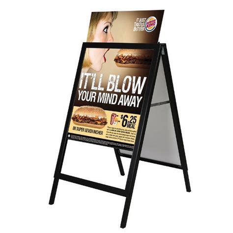 Signicade A Frame Sidewalk Stand Sandwich Board Display Sign 24 X 36