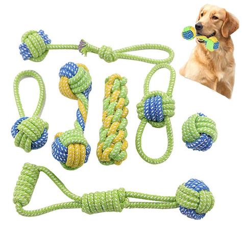 Doingart Dog Rope Toys For Aggressive Chewers Puppy Chew Teething