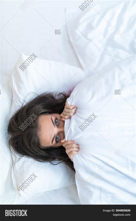 Cheerful Girl Bed Image And Photo Free Trial Bigstock