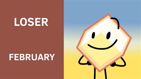 Bfb Character Of The Month Loser Youtube