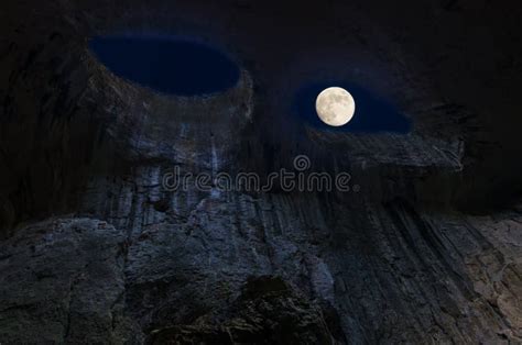 Prohodna Cave Bulgaria Stock Photo Image Of Moon Ancient 154099516