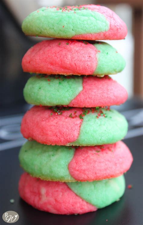 Red And Green Sugar Cookies The Rustic Easy Cookie Recipes