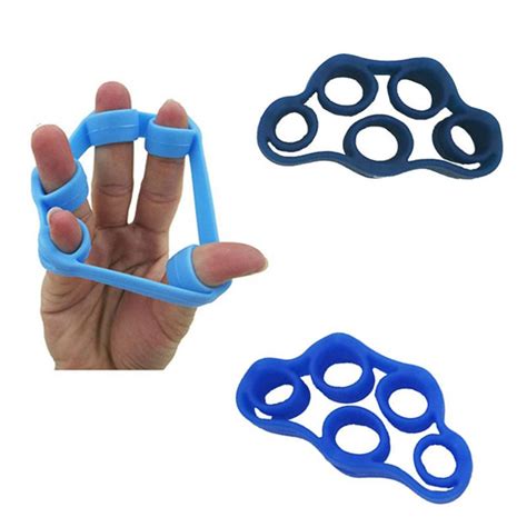 3pcslot finger crossfit resistance bands stretcher hand exerciser grip strength workout training